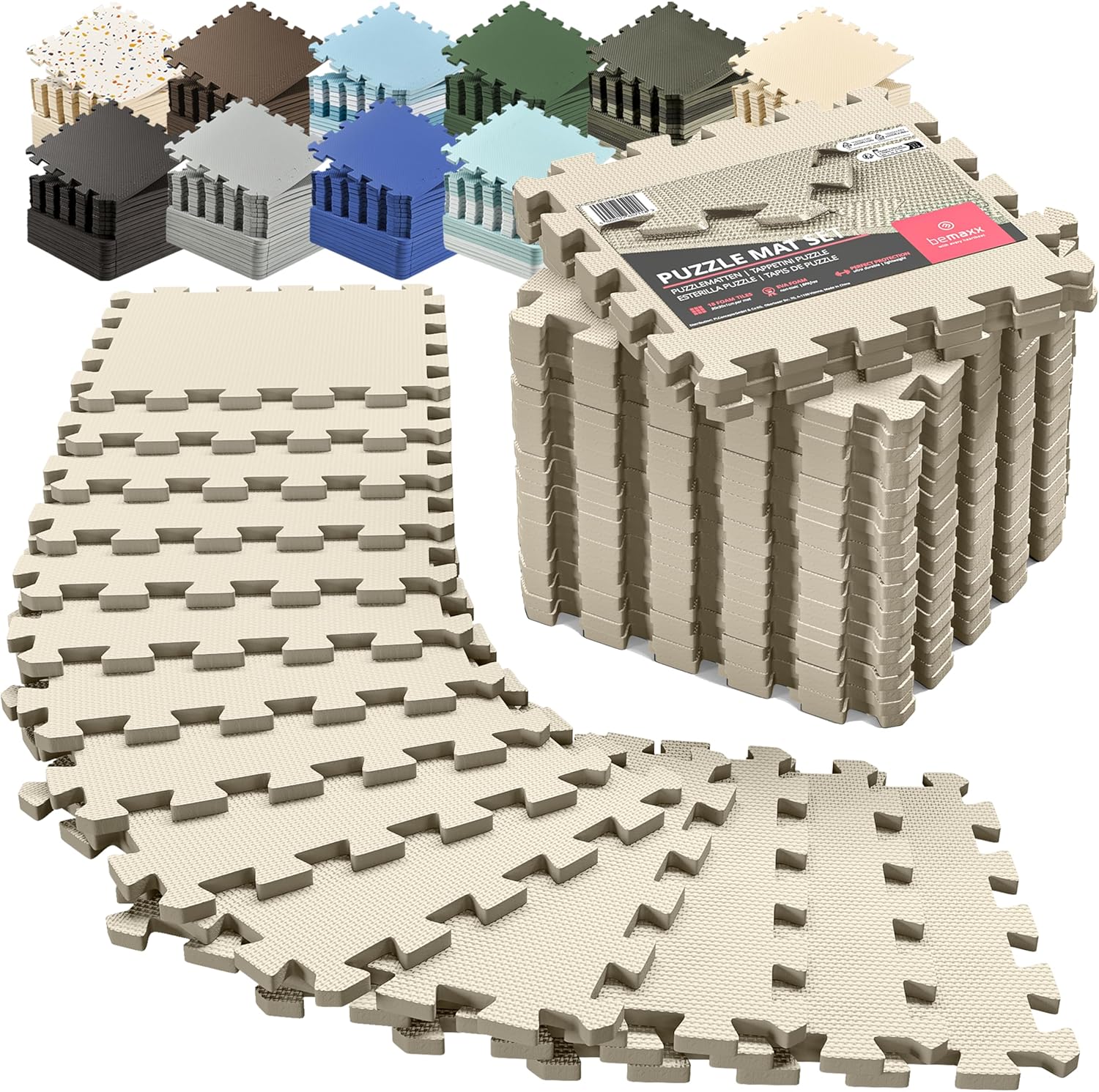 Antiroulement anthracite-1 côtéx-18 carreaux-18 pieds carrés