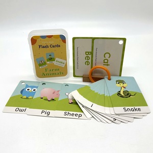 การ์ดภาษาอังกฤษที่ได้รับการรับรองมาตรฐาน FSC EN71 สำหรับเด็กก่อนวัยเรียนเพื่อพัฒนาการเรียนรู้และ<span class=keywords><strong>คำ</strong></span><span class=keywords><strong>ศัพท์</strong></span> ทำจากวัสดุกระดาษ - Product Image 2