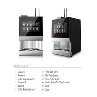 Desktop Fresh Ground Coffee Vending Machine Instant Coffee Fully Automatic with Touch Screen