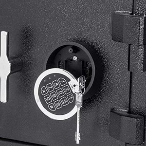 Nouvel arrivage serrure électronique à Double porte dépôt d'argent en sécurité numérique dépôt de dépôt d'argent avec <span class=keywords><strong>clé</strong></span> de sauvegarde - Product Image 5