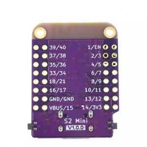 <span class=keywords><strong>ESP32</strong></span> <span class=keywords><strong>S2</strong></span> V1.0.0-Carte WIFI LOLIN basée sur la <span class=keywords><strong>ESP32</strong></span>-S2FN4R2 <span class=keywords><strong>ESP32</strong></span>-<span class=keywords><strong>S2</strong></span> 4 Mo FLASH 2 Mo PSRAM compatible Python - Product Image 3