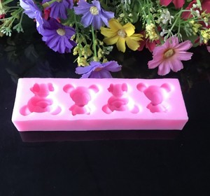 Offre Spéciale Mini <span class=keywords><strong>mickey</strong></span> en forme de <span class=keywords><strong>moule</strong></span> à gâteau en silicone pour la décoration - Product Image 4