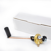 Ensemble de soupape de sécurité électromagnétique pour réservoir GPL 12V DC, avec indicateur de niveau de liquide intégré et flotteur