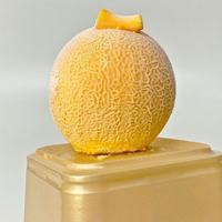 Usine de gros 3D Hami Melon crème glacée en forme de fruit Halal nouveau virus cantaloup collations à la crème glacée