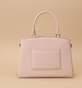 Bolso de hombro de gran capacidad y alta calidad para mujer, bolso de mano de cuero rosa, bonito y moderno. - Product Image 6