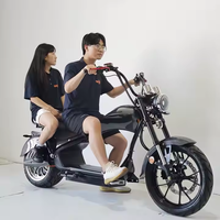 Nuevo Scooter Eléctrico Citycoco de 2 Ruedas con Neumáticos Anchos, Alta Velocidad, 3000W 4000W de Potencia