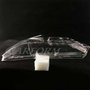 Cubierta de vidrio de alta calidad transparente LED faro cubierta LED proyector lente cubierta para <span class=keywords><strong>Ford</strong></span> <span class=keywords><strong>Raptor</strong></span> 2015-2018 año - Product Image 4