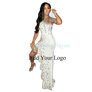 Vestido Un Hombro <span class=keywords><strong>Boda</strong></span> <span class=keywords><strong>Invitada</strong></span> Fiesta Graduación <span class=keywords><strong>Vestidos</strong></span> Mujer - Product Image 3