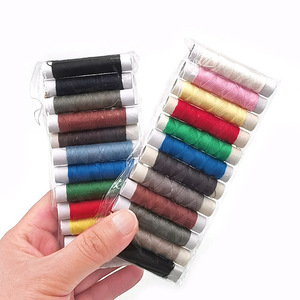 DIY sewing thread set (12 <b>rolls</b>), sewing <b>kit</b>, accessories, household sewing thread repair <b>kit</b>, small <b>rolls</b> of polyester sewing - Product Image 3