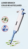 Micropipettes de laboratoire WEIAI, haute précision, monocanal, manuelles, à volume variable, en plastique, réglables