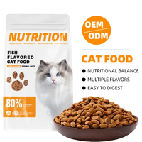 Makanan Kucing Kering Tinggi Protein Nutrisi Lengkap untuk Kucing Dewasa dan Anak Kucing Grosir Pabrik