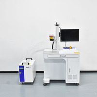 Machine de marquage laser UV 5W/10W, machine de lettrage et de codage, machine de gravure automatique haute vitesse pour plastique, cristal, feuilles de verre