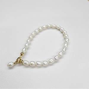 Internet Famous <b>Freshwater</b> Baby <b>Pearl</b> <b>Bracelet</b> 4.5-5mm Minimalist Design Exploiting Baby <b>Pearl's</b> Ins Style - Product Image 2
