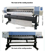 Plotter de inyección de tinta para exteriores de gran formato Lansong, 6 pies, 1,3 m, 1,6 M, 1,8 m, impresora eco-solvente para vinilo, pegatina para coche, pancarta publicitaria