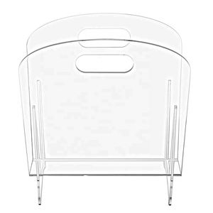 Portariviste in acrilico trasparente personalizzato con maniglie Premium <span class=keywords><strong>Perspex</strong></span> libro porta-riviste Sand File Sorter organizzatore Desktop - Product Image 5