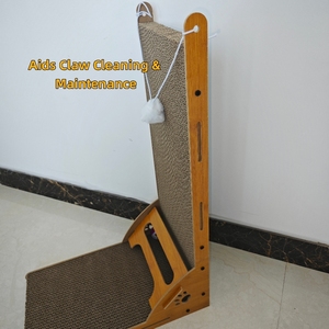 L形壁挂式猫抓挠器宠物用品耐磨家具保护猫玩具 - Product Image 3