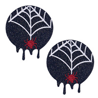 Nouveauté en gros : Autocollants adhésifs invisibles et sans couture pour mamelons, motif citrouille d'Halloween, sexy et effrayants pour fêtes et vacances