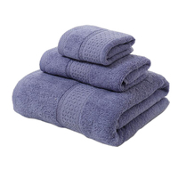 Vente en Gros de Serviettes de Bain Pur Coton Ensemble de Serviettes de Laine pour le Visage Nettoyant Quotidien Doux pour le Supermarché