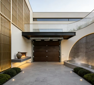 <span class=keywords><strong>Porte</strong></span> <span class=keywords><strong>de</strong></span> <span class=keywords><strong>garage</strong></span> sectionnelle motorisée en acier <span class=keywords><strong>de</strong></span> haute qualité, étanche, automatique, pour villa, grande taille, à levage par le haut - Product Image 3