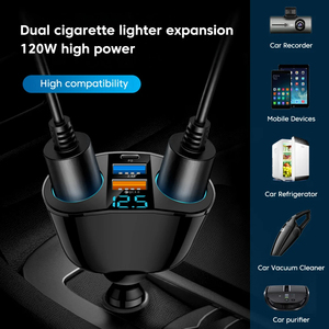 Phổ PD + QC3.0 xe sạc 12V/24V tự động Thuốc lá nhẹ hơn <span class=keywords><strong>Adapter</strong></span> nhanh chóng sạc Type-C USB ổ cắm nhanh chóng sạc điện thoại - Product Image 4