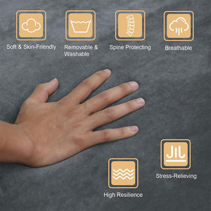 <b>Folding</b> Beanbag Mattress <b>Sofa</b> <b>Bed</b> Foam Mat Multifunctional Rectangular For Camping Picnic Office Nap Adult Child Pet Use - Product Image 4