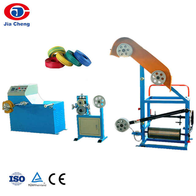 JIACHENG Automatic Electric Wire Cable Coil Winding Packing Equipment Machine for Copper Wire Cable Wrapping Machine