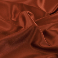 Tissu d'ameublement en satin doux de haute qualité, soie 98% polyester 2% élasthanne, tissu satiné extensible mat pour chemises