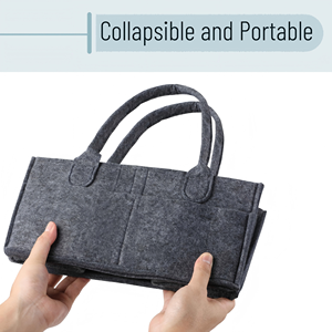 Portable Holder Tote Bag for <b>Changing</b> Table Car Travel Baby Diaper Caddy Nursery Organizer - Product Image 5