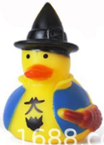 Canard de bain en plastique assorti pour Halloween, idéal pour les jeux de bain et la promotion, vente en gros - Product Image 2