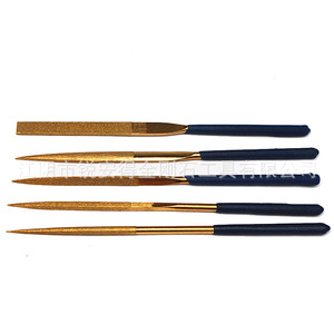 Limes à diamant Guangzhou 3x140mm plates, triangulaires, rondes, assorties pour métaux non ferreux, outil manuel - Product Image 2