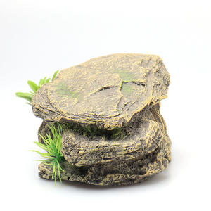 Reptile Hideout grotte tortue se prélasser plate-forme abri pour <span class=keywords><strong>l</strong></span>ézard barbu Dragons Reptile amphibien Terrarium - Product Image 2