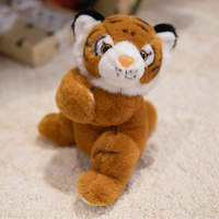 Peluche singe en coton biologique et coton PP personnalisée pour enfants, marionnette à main
