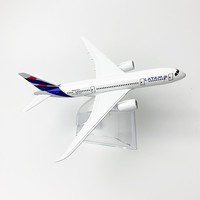 Modèle d'avion en métal moulé sous pression B787 à l'échelle 1:400, 16 cm, avec logo personnalisé, nouveau cadeau promotionnel, en vente