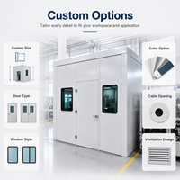 Enceinte insonorisée industrielle certifiée CE pour générateur/compresseur/presse à poinçonner – Cabine acoustique en acier sur mesure pour la réduction du bruit