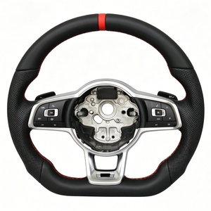 Volante Deportivo de Cuero para VW MAGOTAN Golf 5R MK7 MK6 Lamando Passat GTl Touareg <span class=keywords><strong>Polo</strong></span> - Product Image 2