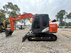 Japón Original ZX70 Digger 7 Ton Farm ZX70 Mini Excavadora con bajas horas de trabajo - Product Image 2