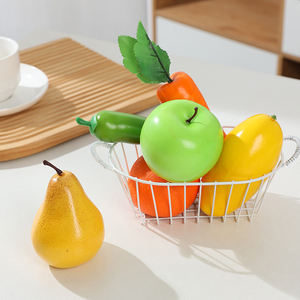 ผลไม้เทียมตกแต่งห้องนั่งเล่นดอกไม้โฟมโมเดลผลไม้แอปเปิ้ลเลมอนสำหรับงานแต่งงาน - Product Image 4