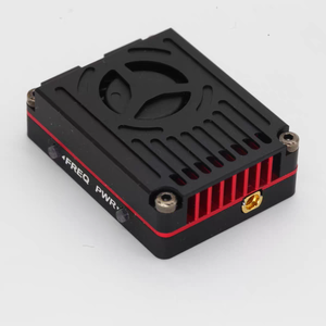 3W <span class=keywords><strong>3</strong></span>.<span class=keywords><strong>3</strong></span>ГГц аналоговый видеопередатчик для радиоуправляемых моделей, высокомощный, дальнего действия, для FPV-дронов и самолетов с фиксированным крылом, корпус из ЧПУ с вентилятором охлаждения - Product Image 2