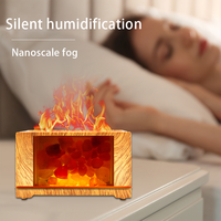 Diffuseur d'arômes portable à flamme simulée, prix d'usine, veilleuse colorée avec capteur pour voiture et maison, cadeau créatif en plastique