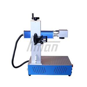 Machine de gravure laser à fibre portable 20W/30W/50W refroidie par air 110-300mm pour marquage de numéros de série sur tasses métalliques et porte-clés OEM - Product Image 5