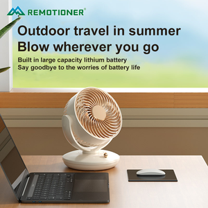 Kepala goyang 3 kecepatan, kipas pendingin udara kecil portabel Desktop USB dapat diatur - Product Image 5