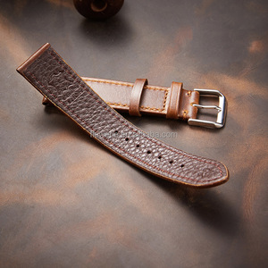 <span class=keywords><strong>Bracelet</strong></span> de <span class=keywords><strong>montre</strong></span> pour <span class=keywords><strong>homme</strong></span> de luxe italien fait main en <span class=keywords><strong>cuir</strong></span> de vachette véritable lisse 22mm 20mm <span class=keywords><strong>18mm</strong></span> à libération rapide pour Apple Watch - Product Image 3
