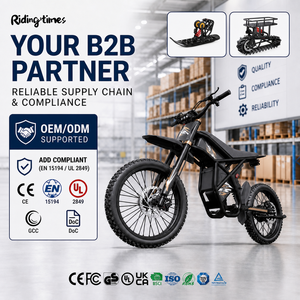 Bicicleta Eléctrica de Montaña Ridingtimes GT73 PRO, Neumáticos Anchos, Todoterreno, para Adultos, Doble Suspensión, Frenos de Disco Hidráulicos, 60V e-MTB - Product Image 2