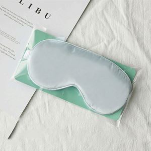 Masque oculaire respirant occultant double face imprimé sérigraphié pour la sieste, promotionnel, en gros, avec logo personnalisé - Product Image 5