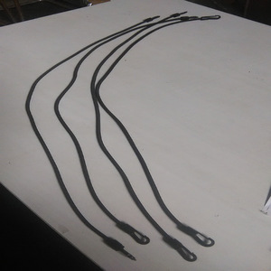 Cuerda elástica de acero de 5mm y 40cm con gancho de remolque y clip de bloqueo para kayak, canoa, tabla de surf, uso en exteriores - Product Image 4