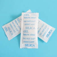Perles blanches populaires 1g 5g 10g 20g déshydratant Montmorillonite déshydratant Gel de silice sec Sachet pour vêtements