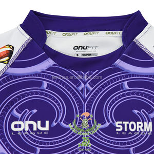 Pure Custom Samoan <span class=keywords><strong>Rugby</strong></span> Jersey Sublimación Impresión Tatuaje <span class=keywords><strong>Rugby</strong></span> League Jersey <span class=keywords><strong>Camiseta</strong></span> Entrenamiento y Competición <span class=keywords><strong>Rugby</strong></span> League Wear - Product Image 4
