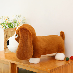 Jouets en <span class=keywords><strong>peluche</strong></span> Basset Hound mignons et amusants, poupées créatives Teckel, <span class=keywords><strong>Beagle</strong></span>, <span class=keywords><strong>peluche</strong></span> super douce en coton PP, coussin en maille, grands oreillers - Product Image 2