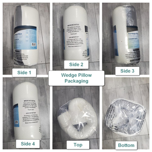 Bantal lutut Anti asam refluks Back tidur busa memori sandaran kepala dapat diatur bantal Wedge pemosisian tubuh untuk tidur - Product Image 6