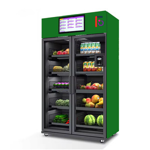 24 giờ tự động tự phục vụ rau quả tươi Máy bán hàng tự động tủ lạnh thông minh ai Máy bán hàng tự động với camera kép - Product Image 2